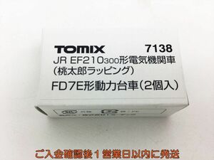 【1円】Ｎゲージ鉄道模型 tomix 7138 JR EF210 300形電気機関車 桃太郎ラッピング FD7E動力台車 未使用品？ H06-376ek/F3