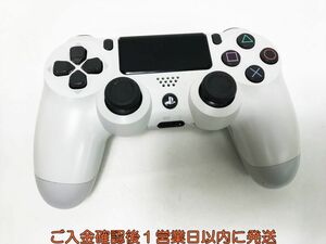 【1円】PS4 純正 ワイヤレスコントローラー DUALSHOCK4 ホワイト 未検品ジャンク SONY PlayStation4 G08-130yk/F3