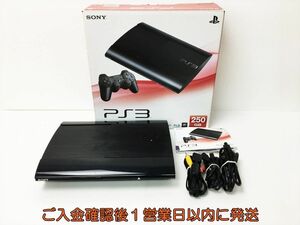 【1円】PS3 本体/箱 セット 250GB ブラック SONY PlayStation3 CECH-4000B 初期化済 未検品ジャンク プレステ3 H07-742rm/G4