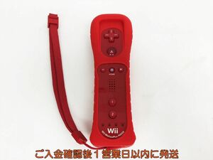 【1円】任天堂 ニンテンドー Wiiリモコンプラス レッド 赤 ジャケット/ストラップ付き 動作確認済み WiiU G07-361ek/F3