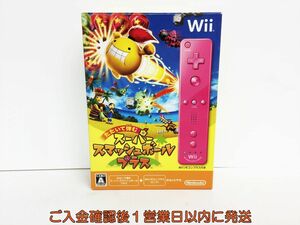 【1円】任天堂 Wii スーパースマッシュボール・プラス リモコンプラス付き ジャケット/ストラップ付き 動作確認済み L03-378ek/F3