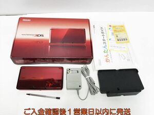 【1円】ニンテンドー3DS 本体 セット フレアレッド 箱あり 任天堂 CTR-001 初期化/動作確認済 M04-407yk/F3