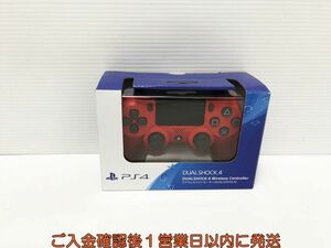 【1円】PS4 純正 ワイヤレスコントローラー DUALSHOCK4 マグマレッド 未検品ジャンク SONY PlayStation4 K05-406yk/F3