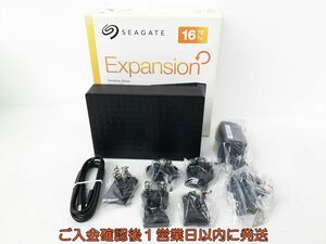 【1円】SEAGATE Expansion デスクトップドライブ 16TB 外付けハードディスク CrystalDiskInfo注意/電源540回/7666時間 DC05-836jy/G4