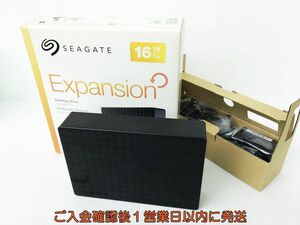 【1円】SEAGATE Expansion デスクトップドライブ 16TB 外付けハードディスク CrystalDiskInfo正常/電源313回/527時間 DC05-837jy/G4