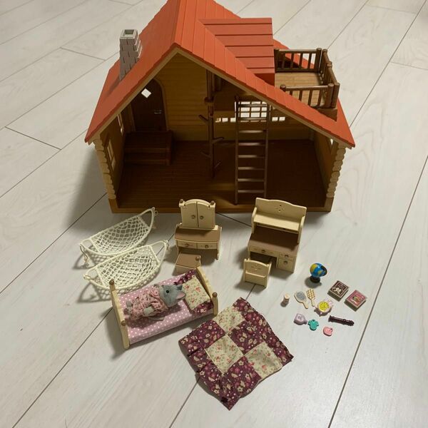 シルバニアファミリー 家具 人形 赤い屋根の大きなお家 玩具
