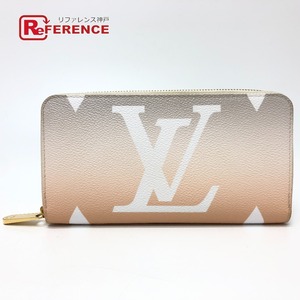 LOUIS VUITTON ルイヴィトン M80359 ジッピーウォレット グラデーション モノグラムジャイアント 長財布 ブリューム レディース【中古】