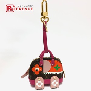 LOUIS VUITTON Louis Vuitton M68454biju-sak wild puppet key holder monogram bag charm lady's [ used ]