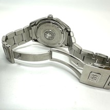 SEIKO セイコー 9F86-0AC0 25周年記念 世界限定1200本 GMT クォーツ デイト グランドセイコー 腕時計 シルバー メンズ【中古】_画像6