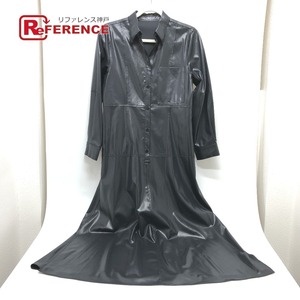 未使用 IRENE アイレネ 23S85006 Georgette Shirt Dress ジョーゼット ワンピース ブラック レディース【中古】