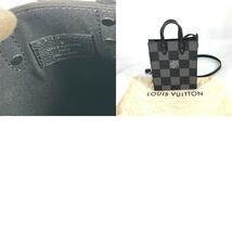 未使用 LOUIS VUITTON ルイヴィトン N60479 サックプラXS 2WAY トートバッグ ショルダーバッグ ダミエ チェッカーボード ブラック【中古】_画像10