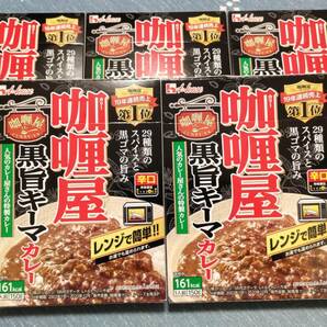 House カリー屋　黒旨キーマカレー 辛口　1人前 5箱　レトルトカレー　スパイシーカレー　休日ランチ　インド料理　ひき肉料理