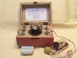 古調　鉱石ラジオ　零式　鉱石受信機　箱型 ローズ