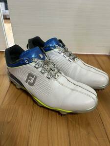 4ラウンド使用　29㎝ FootJoy fj フットジョイ FJ DRYJOYS PRO ドライジョイズ　プロ　DNA ボア　BoA ゴルフ シューズ