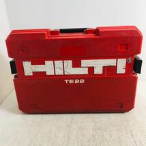 ★☆ヒルティ HILTI ロータリーハンマドリル TE22 電気 電動 工具 大工道具 DIY 動作確認済み ハ☆★_画像8