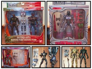 【中古】SIC シリーズ 仮面ライダー シャドームーン ハカイダー 仮面ライダーX ZO アギト アナザーアギト ドラス ブラック BLACK S.I.C.