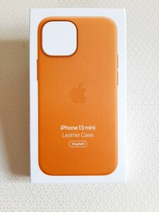 Apple純正 iPhone 13 mini レザーケース　ブラウン