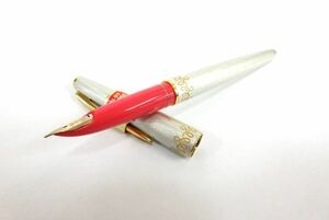 ① 万年筆★希少 PILOT パイロット★レディ パールカラー　細字　F★定価7000円 ペン先 14K-525 未使用品