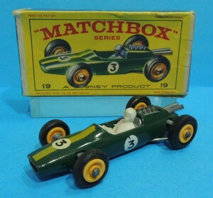 MATCHBOX 19 LOTUS RACING CAR（グリーン）