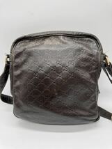 ★ GUCCI / グッチ グッチシマ ショルダーバッグ GG柄 レザー ブラウン系 ブランド 中古品 0108OG_画像2