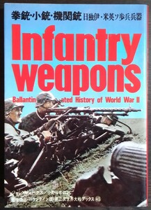 ジョン・ウィークス『拳銃・小銃・機関銃　日独伊・米英ソ歩兵兵器』第二次世界大戦ブックス43　※検索用：戦争