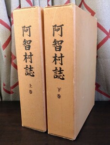 『阿智村誌　上・下巻』阿智村誌刊行委員会　※付図なし　※検索用：長野県,下伊那郡