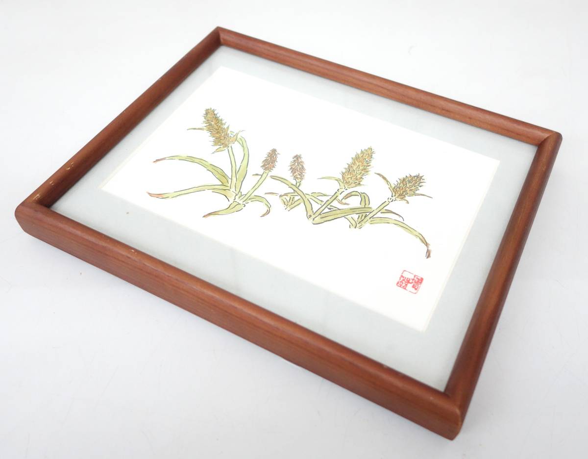 现代艺术艺术*植物插图植物艺术植物绘画手写真品*作品名称未知*作者 SUMIKO MASUBUCHI, 绘画, 水彩, 自然, 山水画