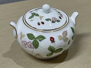 (na2642) WEDGWOOD シュガーポット ワイルドストロベリー