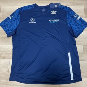 2021 ウィリアムズ レーシングF1 チーム支給品　Tシャツ　4XLサイズ 日本5XLサイズ相当 新品 非売品　ラッセル ラティフィ UMBRO 日本GP