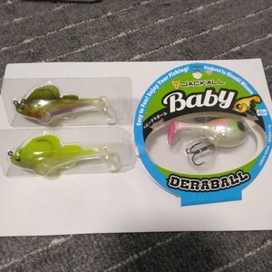 Megabass ワーム DARK SLEEPER メガバス ダークスリーパー スイムベイト ジャッカル JACKALL ベビーデラボール セット まとめて ルアー