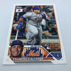 2023 Topps MLB Baseball JAPAN SPECIAL EDITION 2023 203 ニューヨーク・メッツ フランシスコ・アルバレス