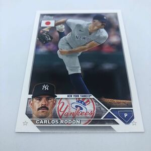 2023 Topps MLB Baseball JAPAN SPECIAL EDITION 2023 165 ニューヨーク・ヤンキース カルロス・ロドン