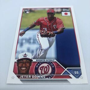 2023 Topps MLB Baseball JAPAN SPECIAL EDITION 2023 141 ワシントン・ナショナルズ ジーター・ダウンズ