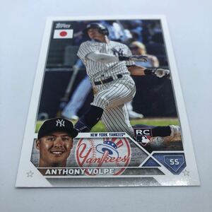 2023 Topps MLB Baseball JAPAN SPECIAL EDITION 2023 112 ニューヨーク・ヤンキース アンソニー・ヴォルペ