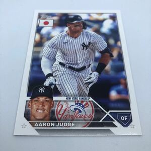 2023 Topps MLB Baseball JAPAN SPECIAL EDITION 2023 100 ニューヨーク・ヤンキース アーロン・ジャッジ