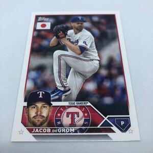 2023 Topps MLB Baseball JAPAN SPECIAL EDITION 2023 99 テキサス・レンジャーズ ジェイコブ・デグロム