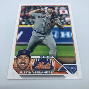 2023 Topps MLB Baseball JAPAN SPECIAL EDITION 2023 21 ニューヨーク・メッツ ジャスティン・バーランダー