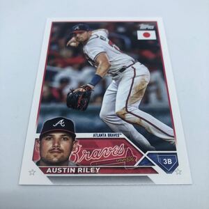 2023 Topps MLB Baseball JAPAN SPECIAL EDITION 2023 18 アトランタ・ブレーブス オースティン・ライリー