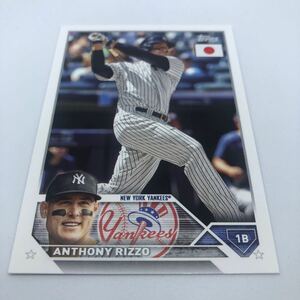 2023 Topps MLB Baseball JAPAN SPECIAL EDITION 2023 14 ニューヨーク・ヤンキース アンソニー・リゾ