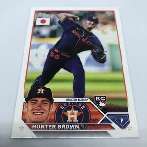 2023 Topps MLB Baseball JAPAN SPECIAL EDITION 2023 56 ヒューストン・アストロズ ハンターブラウン