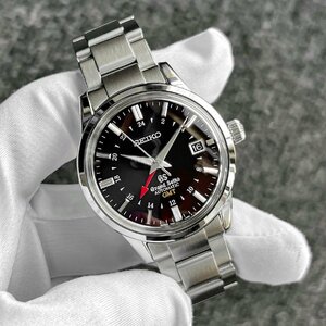 【激レア / 生産終了モデル / 極美品】GRAND SEIKO グランドセイコー 9S メカニカル オートマチック GMT ブラウン SBGM009-9S56-00B0