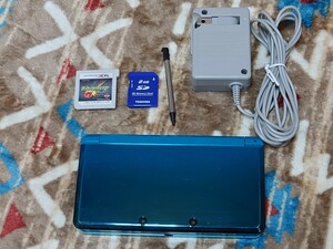 3DS 本体 充電器 タッチペン SDカード モンスターストライク