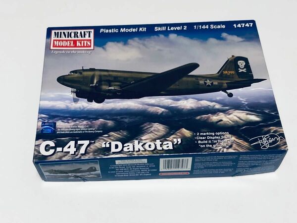 ミニクラフト 1/144 アメリカ軍 輸送機 C-47 ダコタ プラモデル MC14747