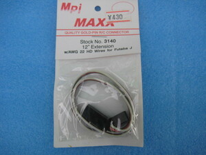 [ new goods prompt decision ]Mpi MAXX servo extender Futaba type 12 -inch, length : approximately 300.,,,(M middle )