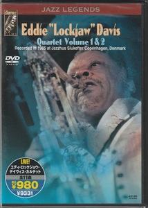 02【即決】★送料無料★新品未開封★エディ・デイヴィス★1985年LIVE★89分★EDDIE LOCKJAW DAVIS★QUARTET VOLUME 1&2★