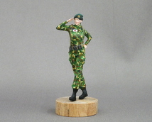 【塗装済み完成品】 1/35 女性自衛官 陸上自衛隊風 ミリタリーフィギュア Finish Painted Female Ground Self-Defense Force Figure JASDF_画像1