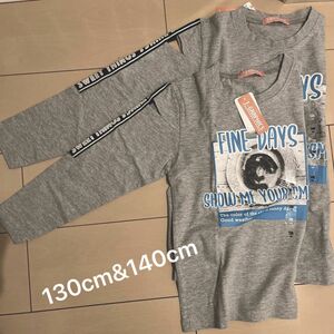 税込定価1700円以上　ロンT ロングTシャツ　長袖　長袖カットソー　Tシャツ プリントTシャツ　2サイズセット