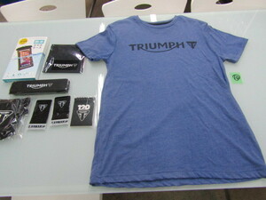 トライアンフ★TRIUMPH★Tシャツ★ノベルティ多数おまけ！正規代理店の物です。メンズ★Sサイズ★10