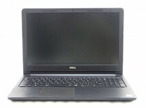 【ジャンク品/部品取り用 】ノートPC DELL Vostro 15-3568 Core i3-7100U メモリなし/HDDなし カメラ不良 ＠J163_画像3