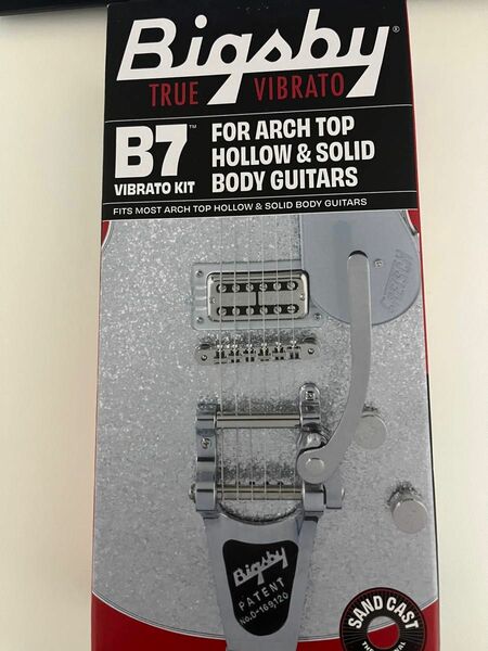 Bigsby B-7 シルバー　新品未使用　 ビグスビー